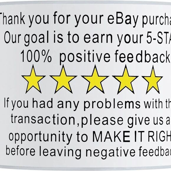 Seller Thank You Stickers - Picture 3 of 4